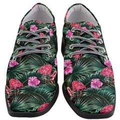 Pink Flamingo Women Heeled Oxford Shoes by goljakoff