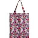 Geometric flowers Zipper Classic Tote Bag View1