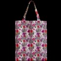 Geometric flowers Zipper Classic Tote Bag View2