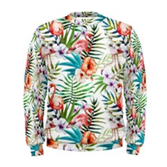 Tropical Flamingos Men s Sweatshirt by goljakoff