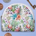 Tropical flamingos Horseshoe Style Canvas Pouch View1