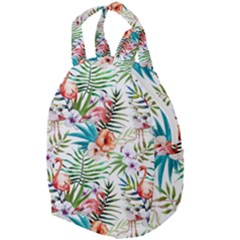 Tropical Flamingos Travel Backpacks by goljakoff