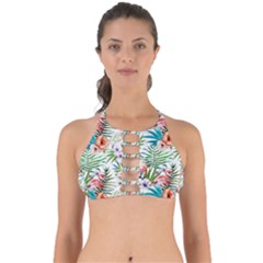 Tropical Flamingos Perfectly Cut Out Bikini Top by goljakoff