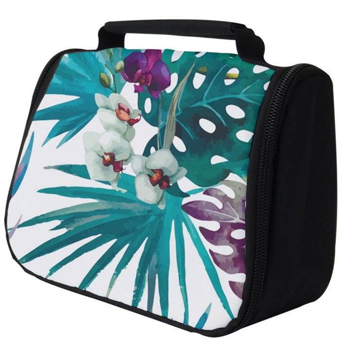 Tropical flowers Full Print Travel Pouch (Big)