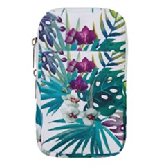 Tropical Flowers Waist Pouch (small) by goljakoff