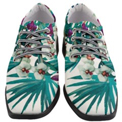 Tropical Flowers Women Heeled Oxford Shoes by goljakoff