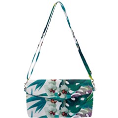 Tropical Flowers Removable Strap Clutch Bag by goljakoff