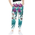 Tropical flowers Tapered Pants View1