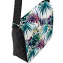 Tropical flowers Flap Closure Messenger Bag (L) View2