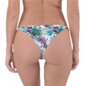 Tropical flowers Reversible Bikini Bottom View2