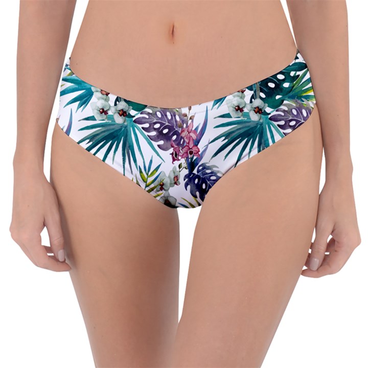 Tropical flowers Reversible Classic Bikini Bottoms