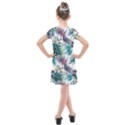 Tropical flowers Kids  Cross Web Dress View2