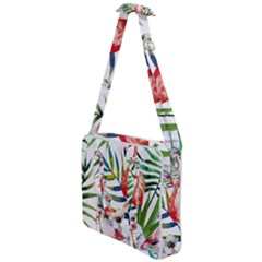 Tropical Flamingo Cross Body Office Bag by goljakoff