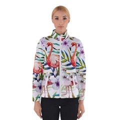 Tropical Flamingo Winter Jacket by goljakoff