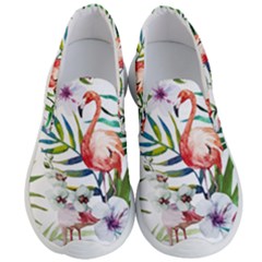 Tropical Flamingo Men s Lightweight Slip Ons by goljakoff