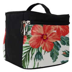 Red Flowers Make Up Travel Bag (small) by goljakoff