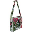 Monstera flowers Cross Body Office Bag View2