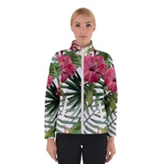 Monstera Flowers Winter Jacket by goljakoff