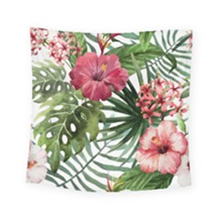 Monstera Flowers Square Tapestry (small) by goljakoff