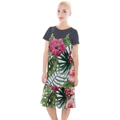 Monstera Flowers Camis Fishtail Dress by goljakoff