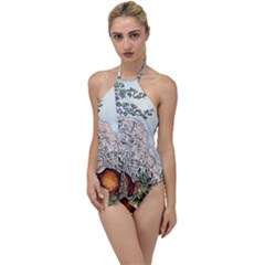 Stories From An Old Grey Wall - By Larenard Go With The Flow One Piece Swimsuit by LaRenard