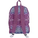 Purple Blue and White Aztec Travelers  Backpack View3