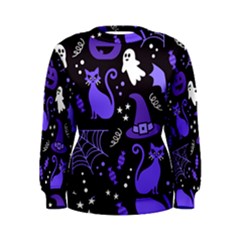 Halloween Party Seamless Repeat Pattern  Women s Sweatshirt by KentuckyClothing