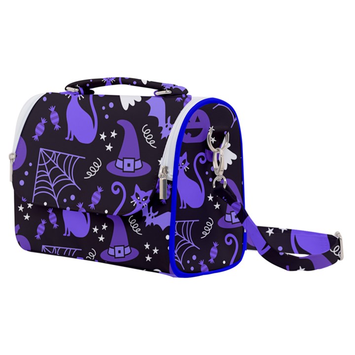 Halloween Party Seamless Repeat Pattern  Satchel Shoulder Bag