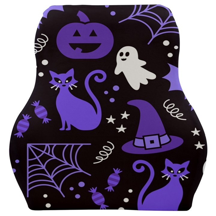 Halloween Party Seamless Repeat Pattern  Car Seat Velour Cushion 