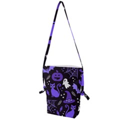 Halloween Party Seamless Repeat Pattern  Folding Shoulder Bag