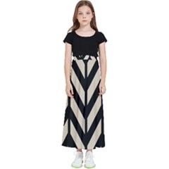 Chevrons Beige/noir Kids  Skirt by kcreatif