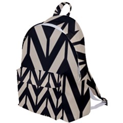 Chevrons Beige/noir The Plain Backpack by kcreatif