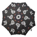 Halloween Ghost Trick or Treat Seamless Repeat Pattern Hook Handle Umbrellas (Medium) View1