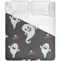 Halloween Ghost Trick Or Treat Seamless Repeat Pattern Duvet Cover (california King Size)