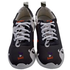 Halloween Ghost Trick Or Treat Seamless Repeat Pattern Mens Athletic Shoes