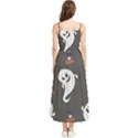 Halloween Ghost Trick or Treat Seamless Repeat Pattern Boho Sleeveless Summer Dress View2