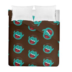 Frankenstein Halloween Seamless Repeat Pattern  Duvet Cover Double Side (full/ Double Size)