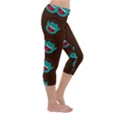 Frankenstein Halloween Seamless Repeat Pattern  Capri Yoga Leggings View3