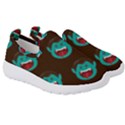 Frankenstein Halloween Seamless Repeat Pattern  Kids  Slip On Sneakers View3