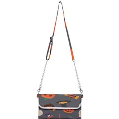 Halloween Themed Seamless Repeat Pattern Mini Crossbody Handbag by KentuckyClothing