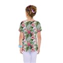 Monstera flowers pattern Kids  One Piece Tee View2