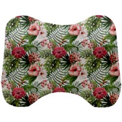 Monstera Flowers Pattern Head Support Cushion by goljakoff