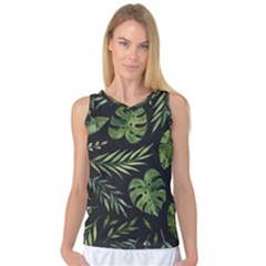 Green Leaves Women s Basketball Tank Top by goljakoff