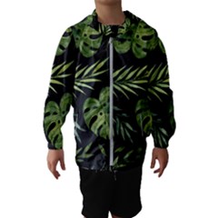 Green Leaves Kids  Hooded Windbreaker by goljakoff