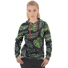 Green Leaves Women s Overhead Hoodie by goljakoff