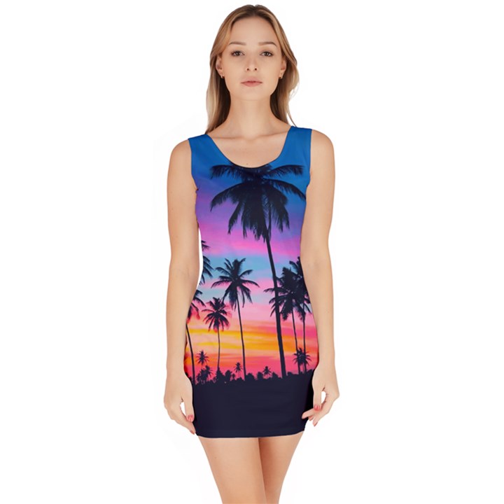 Palms Bodycon Dress