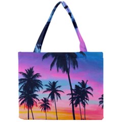 Palms Mini Tote Bag by goljakoff