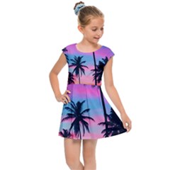 Palms Kids  Cap Sleeve Dress by goljakoff