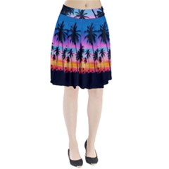 Palms Pleated Skirt by goljakoff