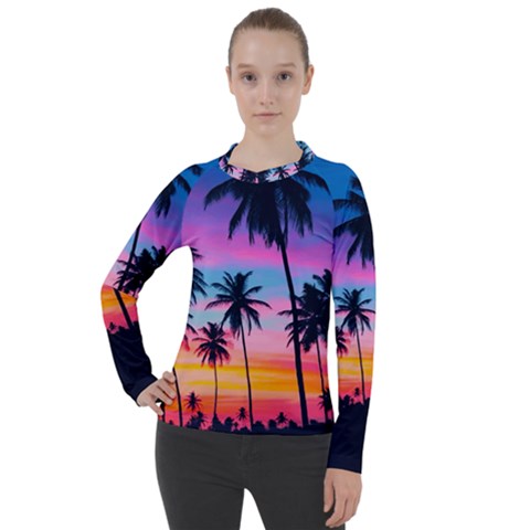 Palms Women s Pique Long Sleeve Tee by goljakoff